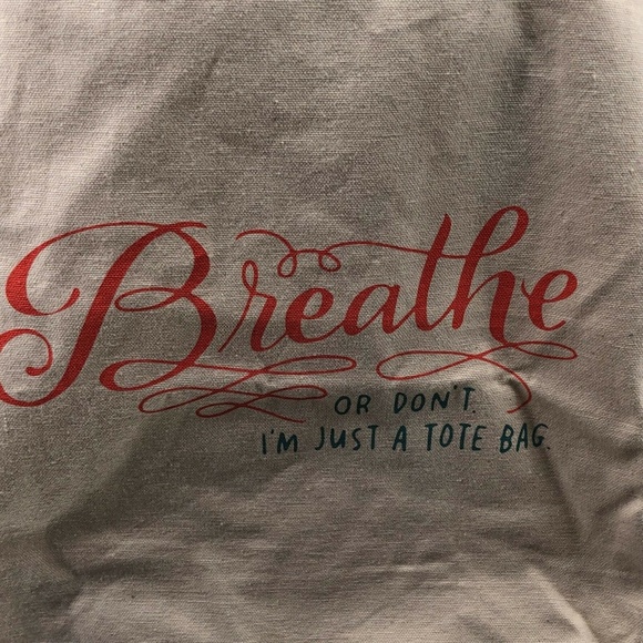 Tan Canvas Tote Bag - Picture 2 of 4